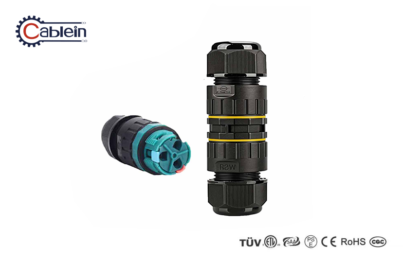 M25 Feed-Through Inline Waterproof Connector